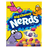 Nerds envase frontal mostrando paquete de 6 onzas y colores vibrantes