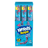 NERDS mostrando frente del paquete para fácil identificación y transporte