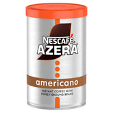 Nescafé Azera frasco frontal mostrando etiqueta y beneficio sabor premium