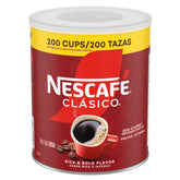 NESCAFÉ envase frontal mostrando etiqueta y beneficio de sabor intenso