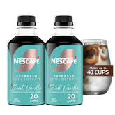 Nescafé concentrado vainilla vista frontal y beneficios de sabor