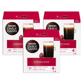 Nescafe Dolce Gusto embalaje frontal mostrando el pack de 16 cápsulas, facilita la compra por cantidad