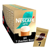 NESCAFÉ LATTE frontal del paquete mostrando el contenido y conveniencia