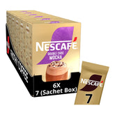 NESCAFÉ MOCHA frente del paquete mostrando 6 envases y marca para conveniencia