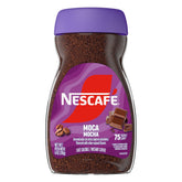 Nescafé Mocha frasco frontal mostrando el envase y beneficio conveniencia