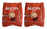 Nescafé packs frente mostrando caja doble y 50 sobres, conveniencia inmediata