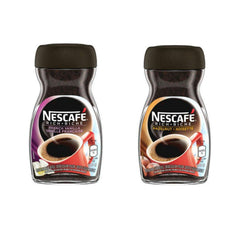 NESCAFÉ frentes de ambos frascos mostrando variedad y conveniencia