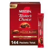 NESCAFÉ sobre frontal del paquete mostrando cantidad y conveniencia