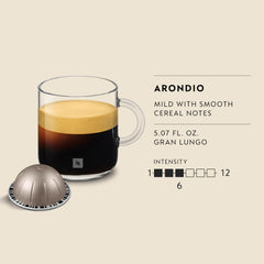 Nespresso Arondio taza Gran Lungo 150 ml con crema y aroma