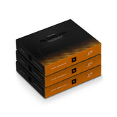 Nespresso Caffè Caramello frontal del pack mostrando 3 cajas y ventaja de suministro