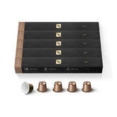 Nespresso cápsulas Cosi vista frontal con paquete, conveniencia y frescura