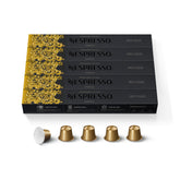 Nespresso Ispirazione Venezia empaque frontal mostrando 50 cápsulas y diseño atractivo