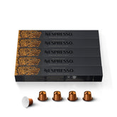 Nespresso Livanto frontal caja mostrando 50 cápsulas y diseño reconocible