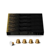 Nespresso caja Nicaragua Master Origin frontal mostrando 50 cápsulas y beneficio de frescura