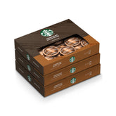 Nespresso y Starbucks embalaje frontal mostrando 150 cápsulas y conveniencia