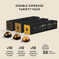 Nespresso cápsula Chiaro primer plano, equilibrio de sabor y cuerpo