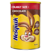 NESQUIK frente del pack de seis botes, ideal para stock familiar