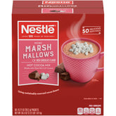 Nestle Hot Cocoa vista frontal de la caja dispensadora, orden y conveniencia