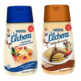 Nestlé La Lechera pack frontal mostrando ambas botellas y beneficio de uso inmediato