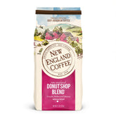 New England Coffee envase frontal Donut Shop Blend mostrando diseño y tamaño conveniente