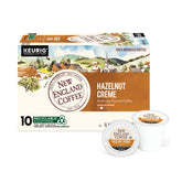 New England Coffee empaque frontal Hazelnut Crème mostrando presentación clara y beneficios