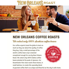 New Orleans Roast taza con crema y color caramelo resaltando perfil sabroso