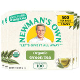 Newman's Own frontal del empaque mostrando 5 cajas y beneficios