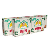Newman's Own caja frontal mostrando 100 bolsitas y beneficio de frescura