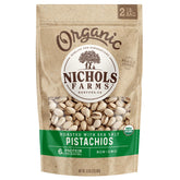 Nichols Farms bolsa frontal mostrando 32 oz y sellado seguro