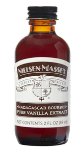 Nielsen-Massey botella frontal 59 ml mostrando diseño y uso práctico