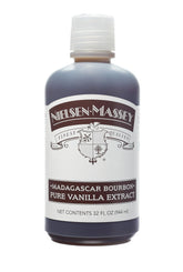 Nielsen-Massey botella frontal 32 oz mostrando diseño y volumen