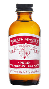 Nielsen-Massey extracto de menta 2 oz vista frontal, aroma natural