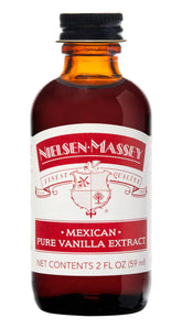 Nielsen-Massey botella frontal mostrando el diseño y la calidad