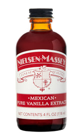 Nielsen-Massey botella frontal mostrando presentación y aroma intenso