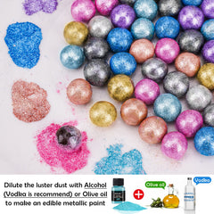 NiHome copa con coctel y partículas brillantes, efecto visual llamativo