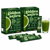 NIHON YAKKEN caja Golden Aojiru frontal mostrando doble pack y marca