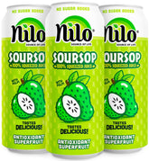 NILO botella frontal de jugo de guanábana mostrando etiqueta y frescura