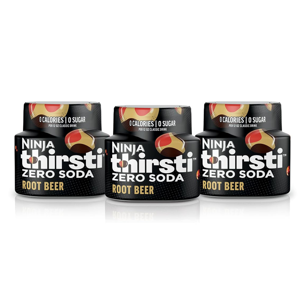 Ninja paquete frontal de Root Beer muestra ahorro y sabor