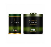 NIPPON MATCHA vista frontal de la lata que protege frescura