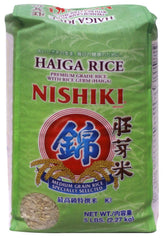 Nishiki empaque frontal de 5 libras mostrando marca y calidad premium