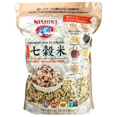 Nishiki frontal del paquete mostrando la mezcla y conveniencia