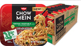 NISSIN bandeja frontal mostrando etiqueta y ración lista para microondas