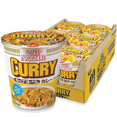 NISSIN vaso frontal mostrando etiqueta y conveniencia instantánea