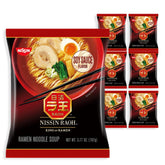 NISSIN empaque RAOH frente mostrando diseño premium y conveniencia