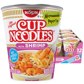 NISSIN vaso frontal mostrando diseño y conveniencia lista para microondas