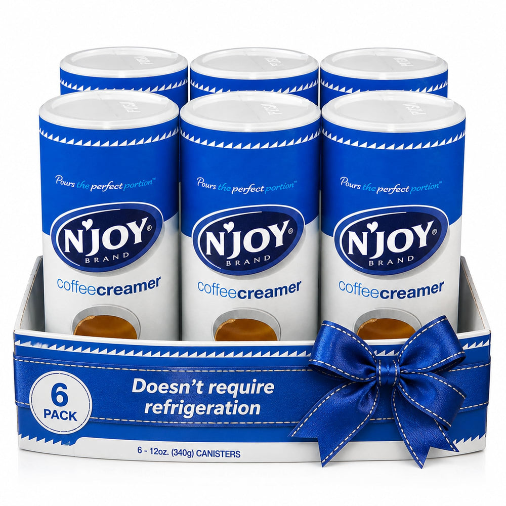 N'Joy bote frontal mostrando el envase y beneficios de conveniencia