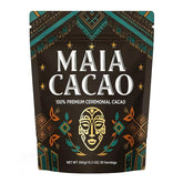 Nmubbn Maia Cacao envase frontal mostrando etiqueta orgánica y beneficios
