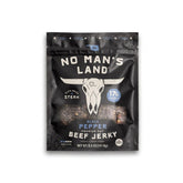 No Mans Land Black Pepper bolsa frontal mostrando diseño y tamaño