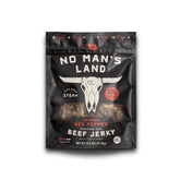 No Man's Land frente del paquete mostrando marca y variedad picante
