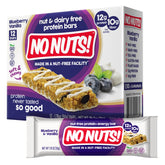 No Nuts! empaque frontal Blueberry & Vanilla mostrando el diseño y beneficios